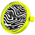 Silicone Quartz Watch Plastic Kids Watch Zebra Print